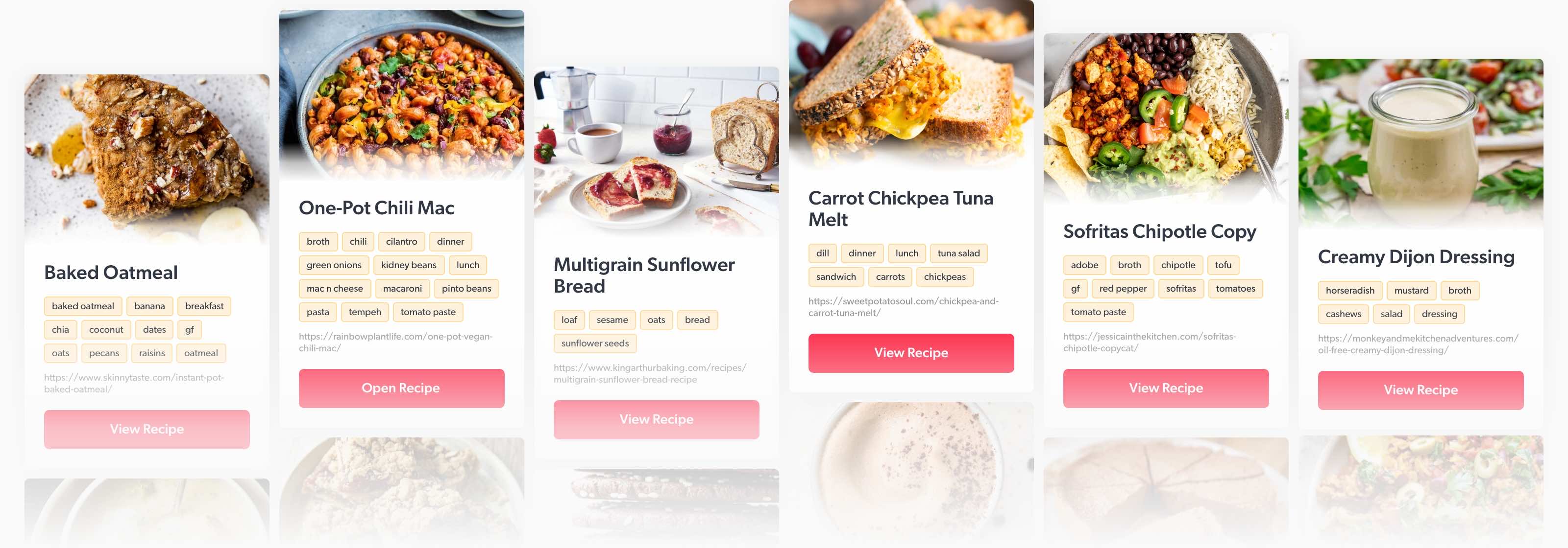 Recipe Grid